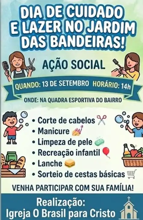 Cartaz: AÇÃO SOCIAL